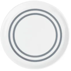 Salt&Pepper Assiettes à Dessert Assiette Plate Gris Ø 19,5cm - Lot De 6