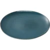Stalgast Assiettes Plates Assiette Plate Porcelaine Bleue Ø 260 Mm