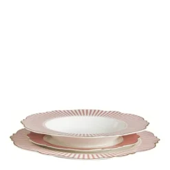 Mathilde M Assiettes Plates Assiette Plate Rose D27,5cm -Assiettes Soldes Magasin assiette plate rose d27 5cm 3