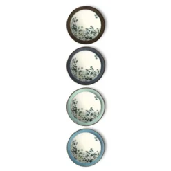 Medard De Noblat Assiettes Creuses Assiette Salade Et Pâtes En Grès Vert/Bleu -Assiettes Soldes Magasin assiette salade et pates en gres vert bleu 3