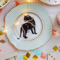 Yvonne Ellen Assiettes à Dessert En Porcelaine D16cm - Lot De 4 -Assiettes Soldes Magasin assiettes a dessert en porcelaine d16cm lot de 4 5