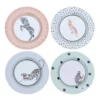 Yvonne Ellen Assiettes Plates Assiettes En Mélamine D21cm - Lot De 4