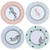 Yvonne Ellen Assiettes Plates Assiettes En Mélamine D26cm - Lot De 4