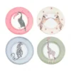 Yvonne Ellen Assiettes à Dessert Assiettes En Porcelaine Safari D16cm - Lot De 4