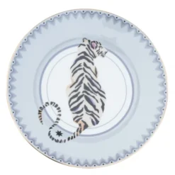 Yvonne Ellen Assiettes à Dessert Assiettes En Porcelaine Safari D16cm - Lot De 4 -Assiettes Soldes Magasin assiettes en porcelaine safari d16cm lot de 4 2