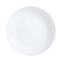 Luminarc Assiettes Creuses Grande Assiette Blanche Couscous D25cm