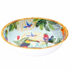 Les Jardins De La Comtesse Assiettes Creuses Grande Assiette Creuse En Mélamine 23 Cm Imprimé De Toucans