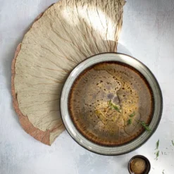 Bazar Bizar Assiettes Plates Grande Assiette En Grès Lot De 4 -Assiettes Soldes Magasin grande assiette en gres lot de 4 5