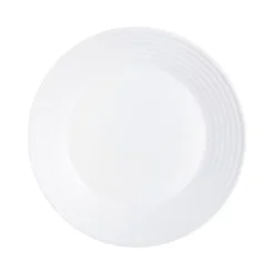 Luminarc Assiettes Plates Grande Assiette Plate Noire D27cm -Assiettes Soldes Magasin grande assiette plate blanche d27cm
