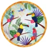 Les Jardins De La Comtesse Assiettes Plates Grande Assiette Plate En Mélamine 28 Cm Imprimé Toucans