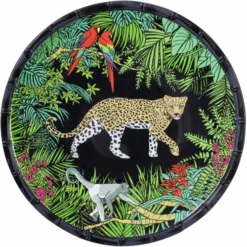 Les Jardins De La Comtesse Assiettes Plates Grande Assiette Plate En Mélamine Avec Des Motifs Jungle 28 Cm