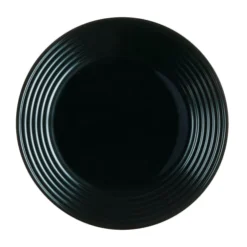 Luminarc Assiettes Plates Grande Assiette Plate Noire D27cm