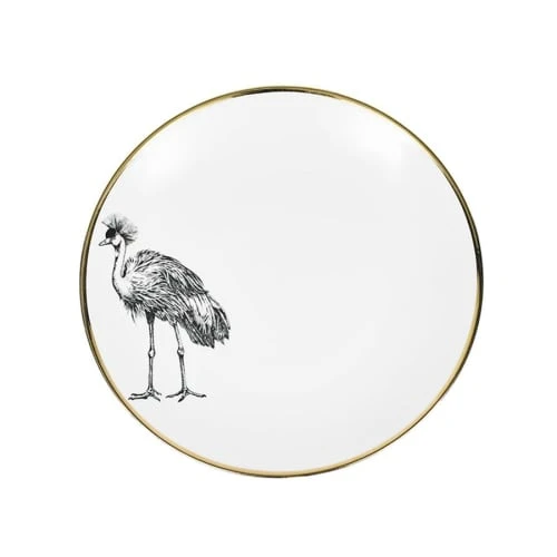 Lo De Manuela Assiettes Plates Grande Assiette Porcelaine De Limoges Grue 26,5 Cm 1 Lo De Manuela Assiettes Plates Grande Assiette Porcelaine De Limoges Grue 26,5 Cm