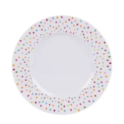 Table Passion Assiettes à Dessert Lot De 6 - Assiette à Dessert 22 Cm En Porcelaine Blanc