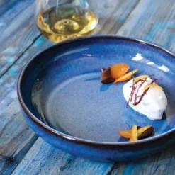 Table Passion Assiettes à Dessert Lot De 6 - Assiette à Dessert Cobalt 22 Cm En Grès Bleu -Assiettes Soldes Magasin lot de 6 assiette a dessert cobalt 22 cm en gres bleu 2