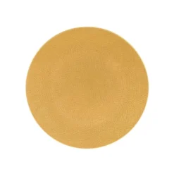 Table Passion Assiettes à Dessert Lot De 6 - Assiette à Pain Safran 16 Cm En Grès Jaune