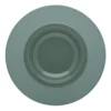 Guy Degrenne Assiettes Creuses Lot De 6 - Assiette à Pâte Grand Bassin Ronde En Grès Vert
