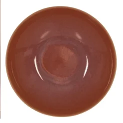 Trend'up Assiettes Creuses Lot De 6 - Assiette à Pâtes Terra 22 Cm En Grès Orange