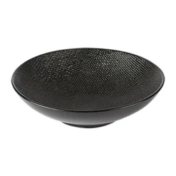 Table Passion Assiettes Creuses Lot De 6 - Assiette Creuse 19 Cm En Grès Noir