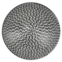 Table Passion Assiettes Creuses Lot De 6 - Assiette Creuse 19 Cm En Grès Noir