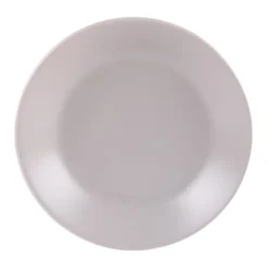 Trend'up Assiettes Creuses Lot De 6 - Assiette Creuse 21 Cm En Grès Gris