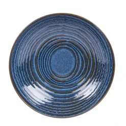 Table Passion Assiettes Creuses Lot De 6 - Assiette Creuse 22 Cm En FaĂŻence Bleu