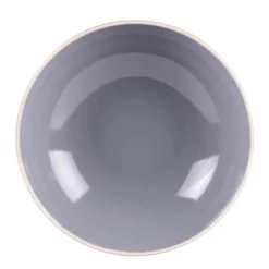 Table Passion Assiettes Creuses Lot De 6 - Assiette Creuse 22 Cm En Grès Gris