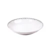 Table Passion Assiettes Creuses Lot De 6 - Assiette Creuse Boréalis Gris 20 Cm En Porcelaine Blanc