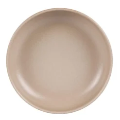 Table Passion Assiettes Creuses Lot De 6 - Assiette Creuse Sable 22 Cm En Grès Beige