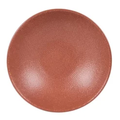 Table Passion Assiettes Creuses Lot De 6 - Assiette Creuse Terra 19 Cm En Grès Orange