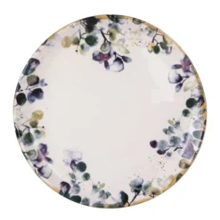 Table Passion Assiettes Plates Lot De 6 - Assiette Plate 27,5 Cm En Faïence Décoré