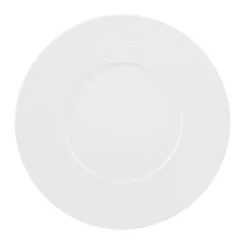 Table Passion Assiettes Plates Lot De 6 - Assiette Plate 27 Cm En Porcelaine Blanc