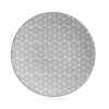 Table Passion Assiettes Plates Lot De 6 - Assiette Plate Chloé 27 Cm Anthracite En Grès Gris