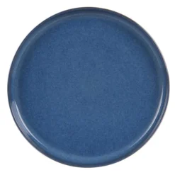 Table Passion Assiettes Plates Lot De 6 - Assiette Plate Cobalt 26 Cm En Grès Bleu