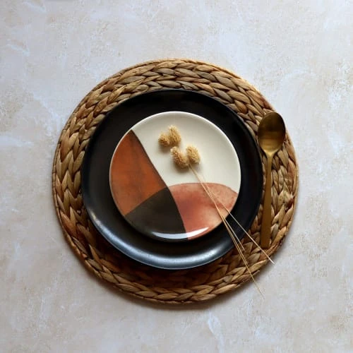 Novastyl Assiettes Plates Lot De 6 Assiettes à Dessert En Grès 19cm 2 Novastyl Assiettes Plates Lot De 6 Assiettes à Dessert En Grès 19cm – Image 2