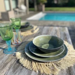 Now’s Home Lot De 6 Assiettes à Dessert Vertes 7 Now’s Home Lot De 6 Assiettes à Dessert Vertes -Assiettes Soldes Magasin lot de 6 assiettes a dessert vertes 2