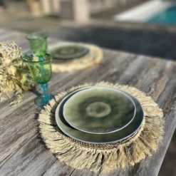 Now’s Home Lot De 6 Assiettes à Dessert Vertes 8 Now’s Home Lot De 6 Assiettes à Dessert Vertes -Assiettes Soldes Magasin lot de 6 assiettes a dessert vertes 3