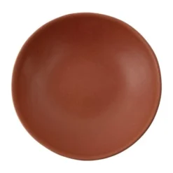 Olympia Assiettes Creuses Lot De 6 Assiettes Creuse En Grès Ø 190 Mm Orange Melon