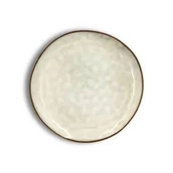 OGO Living Vaisselle De Noël Lot De 6 Assiettes Desserts En Grès Gris 20,5cm