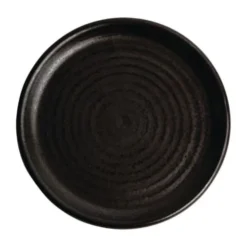 Olympia Lot De 6 Assiettes Plates 18cm Noir