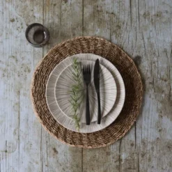 Novastyl Lot De 6 Assiettes Plates En Porcelaine Sable D27cm -Assiettes Soldes Magasin lot de 6 assiettes plates en porcelaine sable d27cm 2