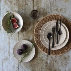 Novastyl Lot De 6 Assiettes Plates En Porcelaine Sable D27cm -Assiettes Soldes Magasin lot de 6 assiettes plates en porcelaine sable d27cm 5