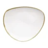 Olympia Kiln Assiettes Plates Lot De 6 Assiettes Triangulaires Couleur Craie Ø 230mm