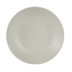 Table Passion Assiettes Creuses Lot De 6 - Grande Assiette Creuse 25 Cm En Grès Blanc