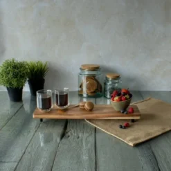 OGO Living Vaisselle De Noël Planche De Présentation En Bois D'acacia 43cm -Assiettes Soldes Magasin planche de presentation en bois d acacia 43cm 3