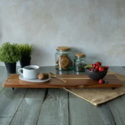 OGO Living Vaisselle De Noël Planche De Présentation En Bois D'acacia 65cm -Assiettes Soldes Magasin planche de presentation en bois d acacia 65cm 3