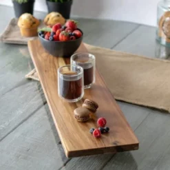 OGO Living Vaisselle De Noël Planche De Présentation En Bois D'acacia 65cm -Assiettes Soldes Magasin planche de presentation en bois d acacia 65cm 5