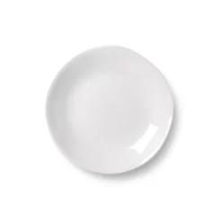 Tsé & Tsé Associées Assiettes à Dessert Soucoupe Porcelaine Blanche Brillante D13cm